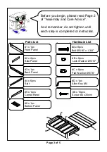 Preview for 3 page of Furniture of America CM7517TR Assembly Instruction