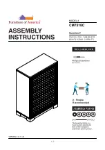 Preview for 1 page of Furniture of America CM7518C Assembly Instructions Manual