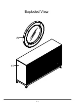 Preview for 6 page of Furniture of America CM7521D-M Assembly Instructions Manual