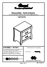 Furniture of America CM7527N Assembly Instructions preview