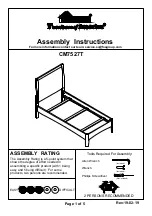 Furniture of America CM7527T Assembly Instructions preview