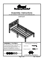 Furniture of America CM7530T Assembly Instructions Manual preview