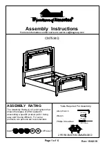 Preview for 1 page of Furniture of America CM7534Q Assembly Instructions Manual