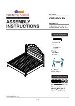 Preview for 1 page of Furniture of America CM7537CK Assembly Instructions Manual