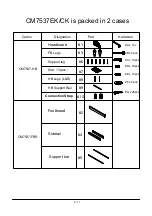 Preview for 5 page of Furniture of America CM7537CK Assembly Instructions Manual