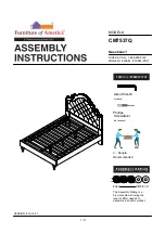 Furniture of America CM7537Q Assembly Instructions Manual preview