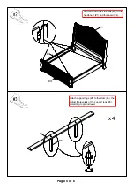 Preview for 5 page of Furniture of America CM7539CK Assembly Instructions Manual