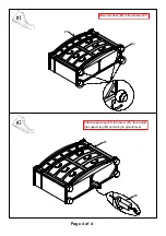 Preview for 4 page of Furniture of America CM7539D Assembly Instructions