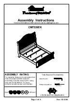 Furniture of America CM7539EK Assembly Instructions Manual preview