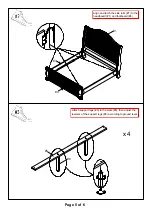 Preview for 5 page of Furniture of America CM7539EK Assembly Instructions Manual