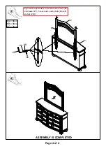 Preview for 4 page of Furniture of America CM7539M Assembly Instructions