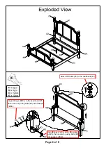 Предварительный просмотр 4 страницы Furniture of America CM7542Q Assembly Instructions Manual