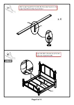 Предварительный просмотр 6 страницы Furniture of America CM7542Q Assembly Instructions Manual