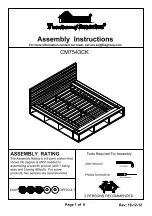 Preview for 1 page of Furniture of America CM7543CK Assembly Instruction Manual