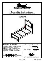 Furniture of America CM7547-T Assembly Instructions preview