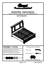 Furniture of America CM75488Q/EK Assembly Instructions Manual preview