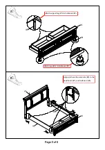 Предварительный просмотр 5 страницы Furniture of America CM75488Q/EK Assembly Instructions Manual