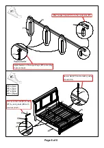 Предварительный просмотр 6 страницы Furniture of America CM75488Q/EK Assembly Instructions Manual