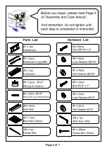 Предварительный просмотр 9 страницы Furniture of America CM75488Q/EK Assembly Instructions Manual