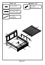 Предварительный просмотр 10 страницы Furniture of America CM75488Q/EK Assembly Instructions Manual