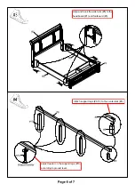 Предварительный просмотр 12 страницы Furniture of America CM75488Q/EK Assembly Instructions Manual