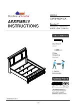 Furniture of America CM7548CH-CK Assembly Instructions Manual preview