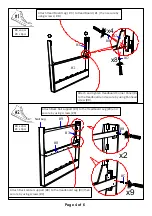 Preview for 4 page of Furniture of America CM7549EK Assembly Instructions Manual