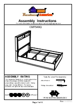 Preview for 1 page of Furniture of America CM7549Q Assembly Instructions Manual