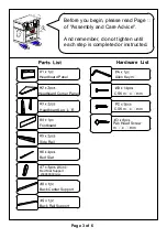Preview for 15 page of Furniture of America CM7549Q Assembly Instructions Manual
