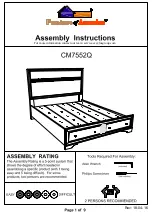 Furniture of America CM7552Q Assembly Instructions Manual preview