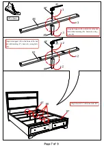 Предварительный просмотр 7 страницы Furniture of America CM7552Q Assembly Instructions Manual