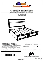 Предварительный просмотр 10 страницы Furniture of America CM7552Q Assembly Instructions Manual