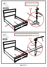 Предварительный просмотр 14 страницы Furniture of America CM7552Q Assembly Instructions Manual