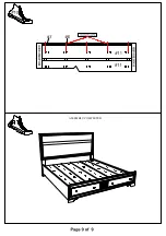 Предварительный просмотр 18 страницы Furniture of America CM7552Q Assembly Instructions Manual