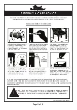 Preview for 2 page of Furniture of America CM7556EK Assembly Instructions Manual