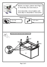 Предварительный просмотр 3 страницы Furniture of America CM7556N Assembly Instructions