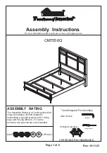 Furniture of America CM7556Q Assembly Instructions Manual preview