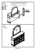 Preview for 4 page of Furniture of America CM7561D Assembly Instructions