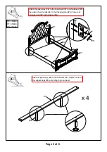 Preview for 5 page of Furniture of America CM7561EK Assembly Instructions Manual