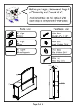 Preview for 3 page of Furniture of America CM7568M Assembly Instructions