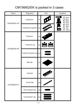 Preview for 6 page of Furniture of America CM7568Q/EK Assembly Instruction Manual