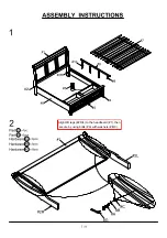 Preview for 7 page of Furniture of America CM7568Q/EK Assembly Instruction Manual