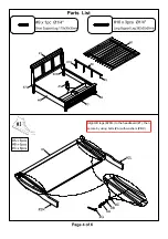 Preview for 4 page of Furniture of America CM7568Q Assembly Instructions Manual