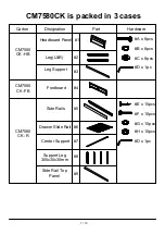 Предварительный просмотр 7 страницы Furniture of America CM7580CK Assembly Instructions Manual