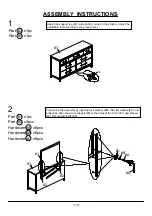 Preview for 8 page of Furniture of America CM7580D-M Assembly Instructions Manual