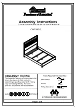 Preview for 1 page of Furniture of America CM7582Q Assembly Instructions Manual