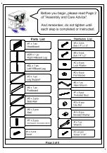 Preview for 3 page of Furniture of America CM7582Q Assembly Instructions Manual