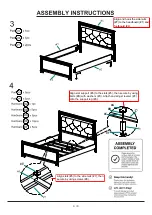 Preview for 9 page of Furniture of America CM7584DR-EK Assembly Instructions Manual