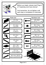 Preview for 3 page of Furniture of America CM7592CK Assembly Instructions Manual