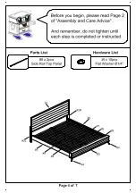 Preview for 10 page of Furniture of America CM7592CK Assembly Instructions Manual